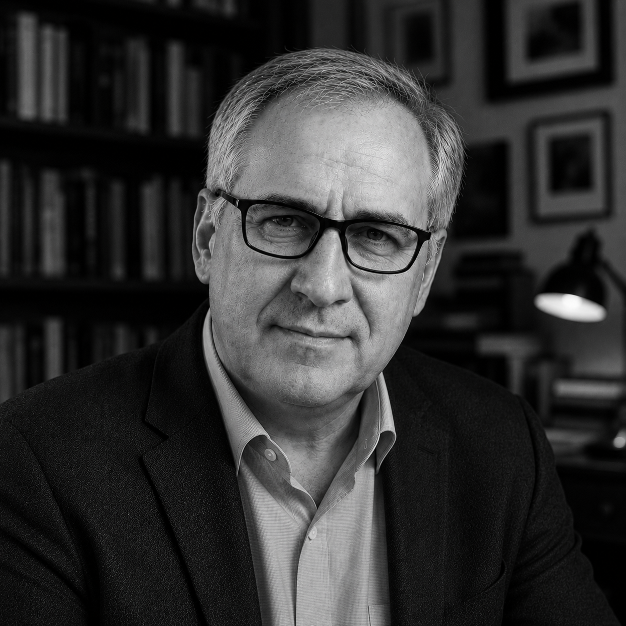 Portrait of writer Alex Buday